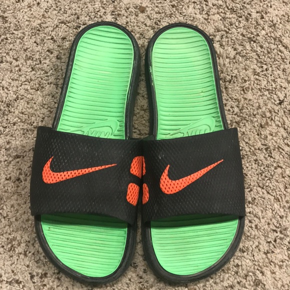 nike sandals green